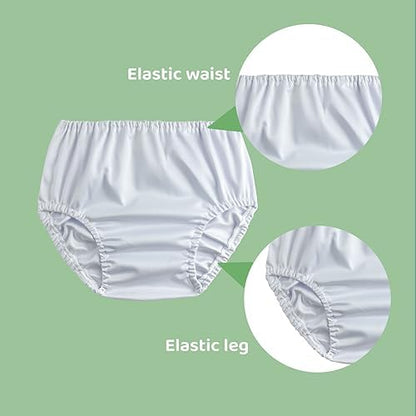 Premium plastic underwear covers for potty training 4 pack packaging