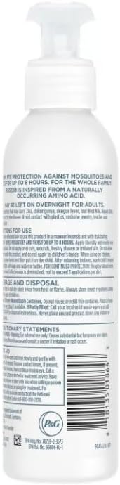 Zevo DEET-free non-greasy mosquito and tick protection lotion packaging details