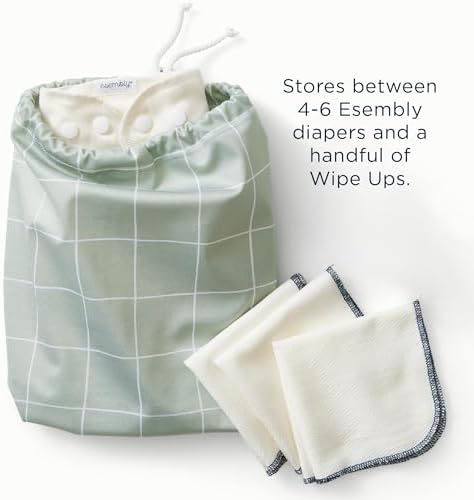 Esembly reusable wet bags inside a diaper bag