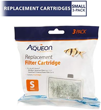 Aqueon QuietFlow filter media cartridges packaging details