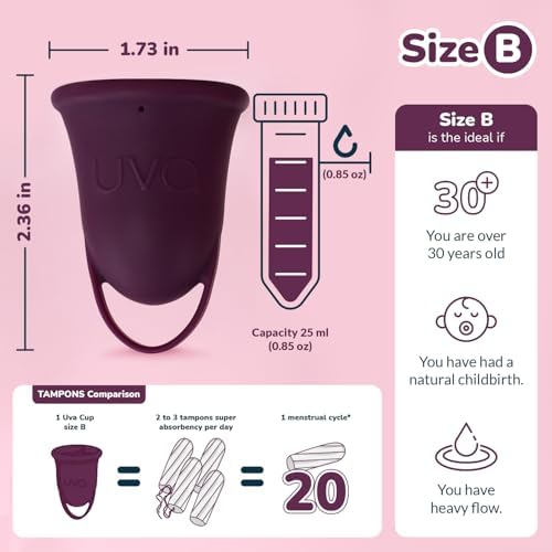Eco-friendly medical grade silicone menstrual cup for heavy flow protection.