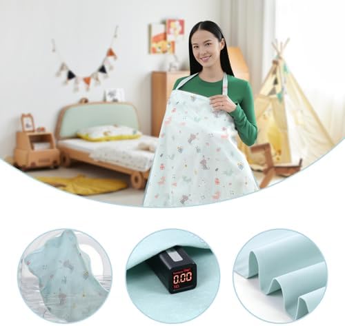 Close up of breathable mesh layer on Zhiyuejing breastfeeding apron.
