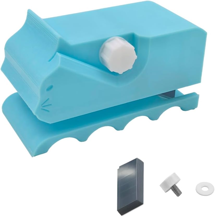 Compact cardboard recycling tool for cat furniture crafting