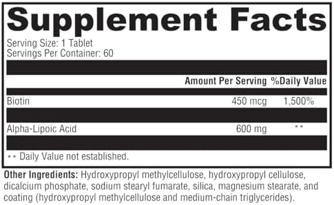 Xymogen Alamax CR supplement facts label showing ingredients