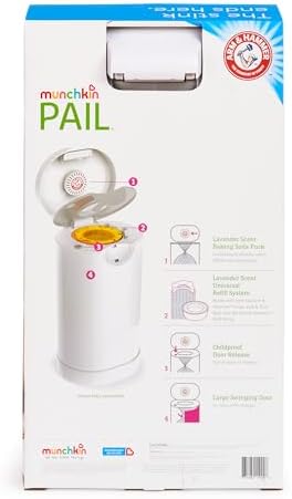 Munchkin baby registry starter set with refill bags and baking soda puck