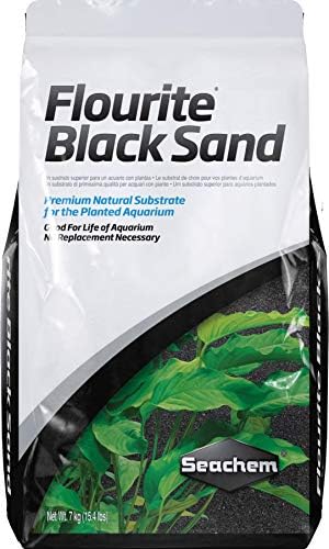 Seachem Flourite Black Sand in a beautiful freshwater planted tank