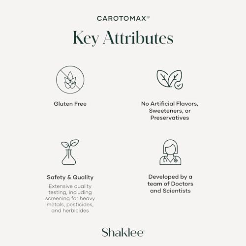 Shaklee CarotoMax eye vitamin ingredients list package view