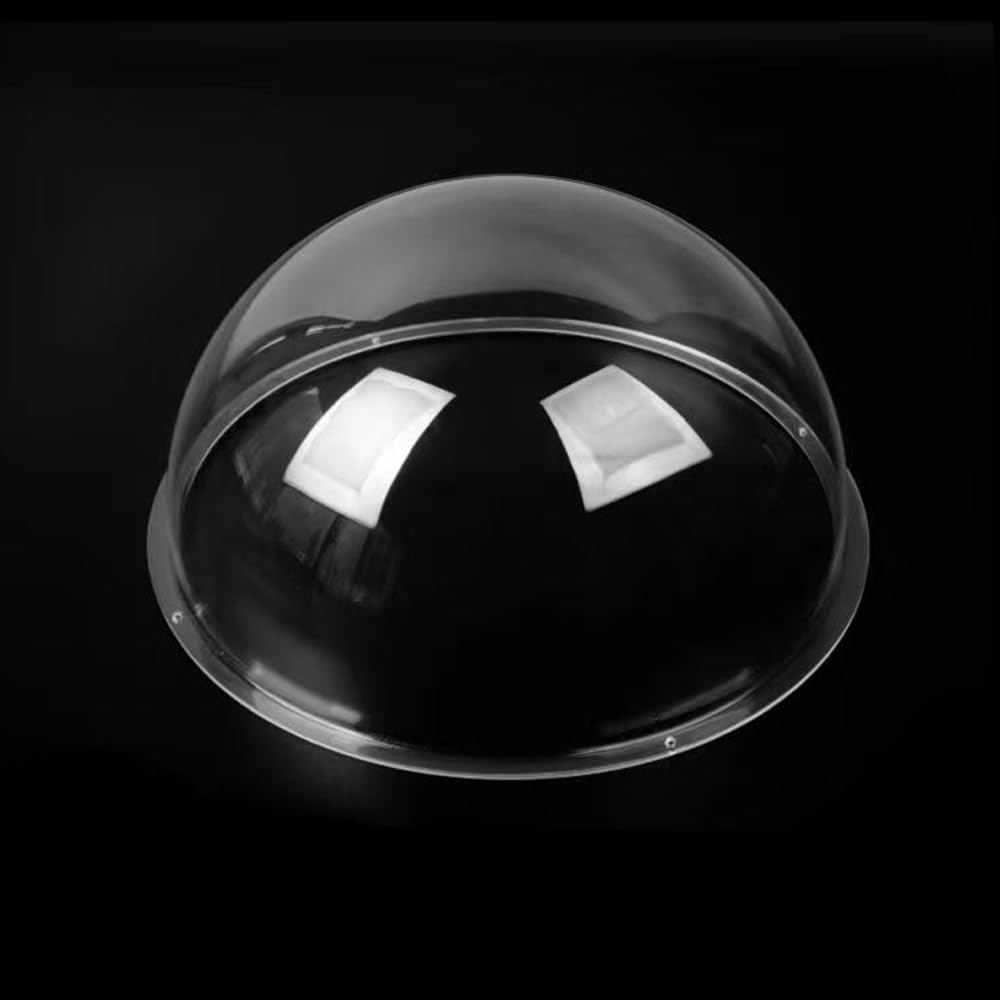 Lotowelzon acrylic replacement camera dome cover front view for outdoor security housing