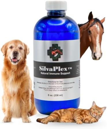 SilvaPlex 100 PPM chelated silver liquid respiratory supplement for pets