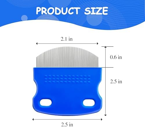 Stainless steel fine tooth combs for pet tear stain removal.