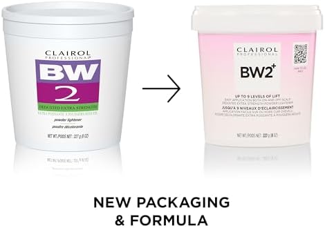 Clairol Professional BW2+ bleach powder dedusted texture close up