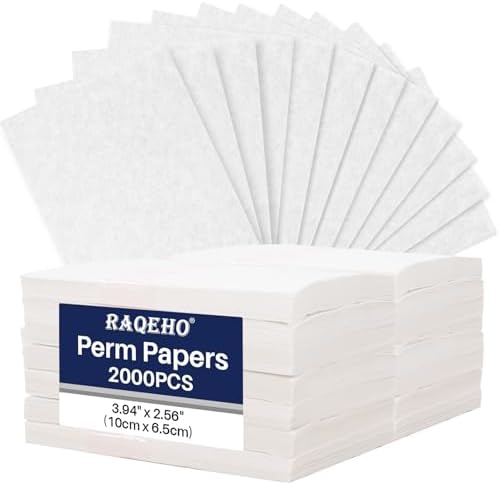 MERISHOPP RAQEHO ultra thin perm papers front view salon pack