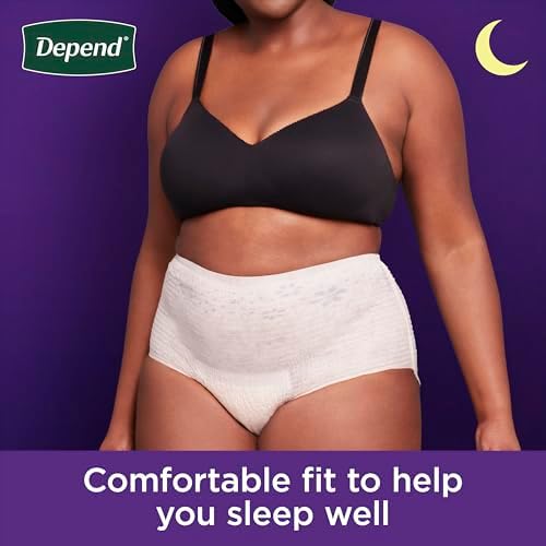 Depend premium imported women incontinence underwear side view fit visualization