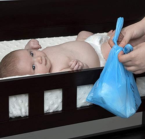 Nuby fresh baby powder scent diaper sacks package layout