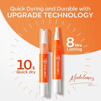 Modelones nail biting treatment pen showing size and shape