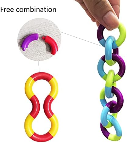 Set of six sensory fidget toys displayed for anxiety relief