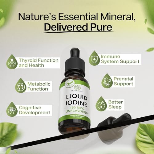 Benevolent Nourishment Potassium Iodide vegan supplement bottle closeup