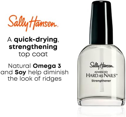 Close up of Sally Hansen clear nail treatment packaging