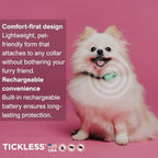 Side view of Tickless Mini chemical free pet repeller