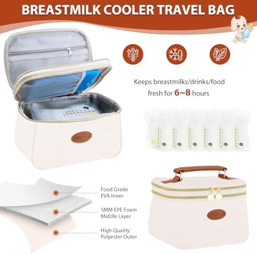 Piioser cooler bag showing internal insulated storage compartment