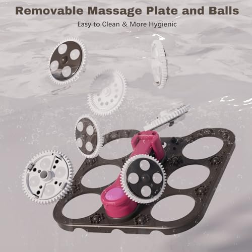 Top view of Ranjova foot spa with remote control