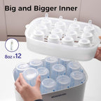 Bottle Sterilizer and Dryer, 99.999% Deep Sterilization, 6-min Rapid Disinfection, Up to 12 Bottles, HEPA Filter, All-in-One for Baby Bottles, Breast Pump Parts & Newborn Essentials - Image 5