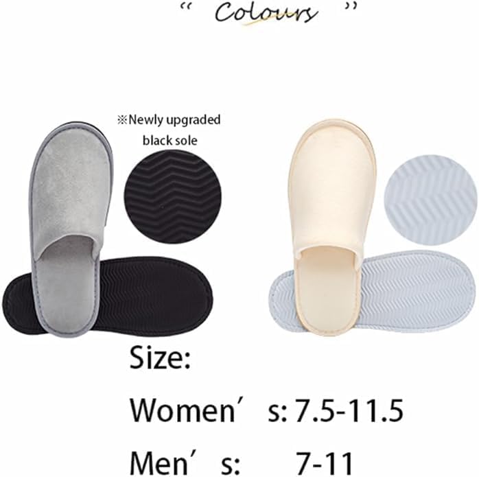 Close up of non-slip sole on Umiriko hotel slippers