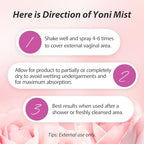 Compact 2 fluid ounce peach yoni mist for travel freshness.