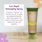 Non-toxic kids hair styling gel for school lice protection