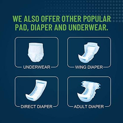 Unifree latex free disposable bed protector pad texture detail