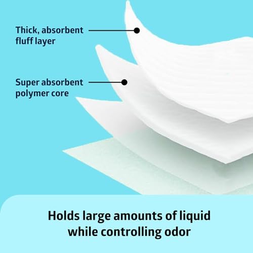 Demonstration of the high capacity super absorbent polymer core locking in fluid.