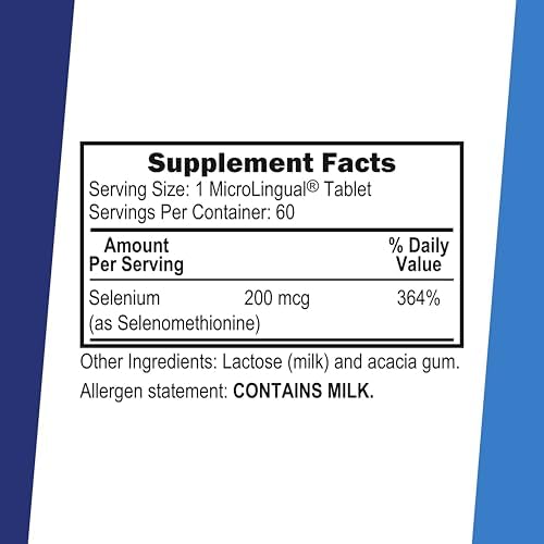 Close up view of the small instant dissolve microlingual dietary tablets on a plain background.