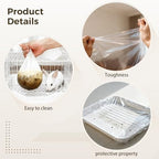 Guinea pig and hamster disposable cage liner tray protector.