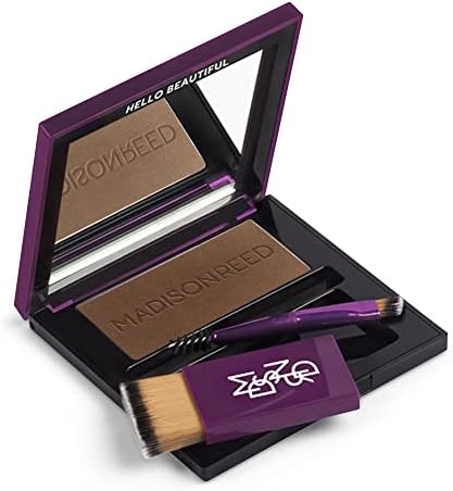Madison Reed Root Touch Up compact open showing mirror and powder