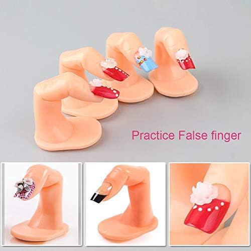 Close up of Unique2u manicure practice model fingers
