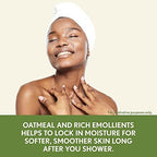 Creamy shower cleanser maintaining skin moisture balance