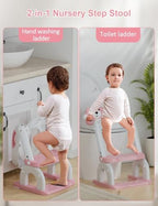 Side handles and secure grip detailing on the imported RABB 1ST step stool unit