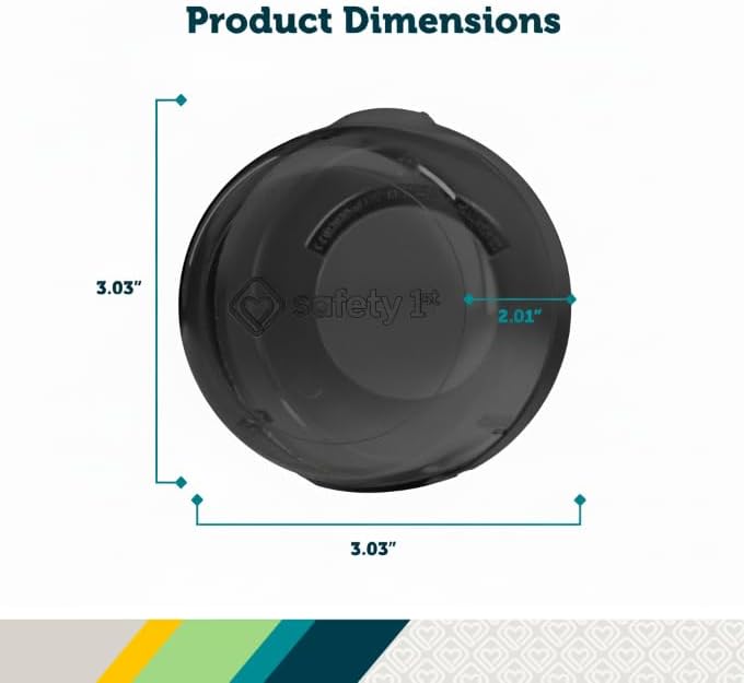 Universal fit gas stove knob covers 5 pack