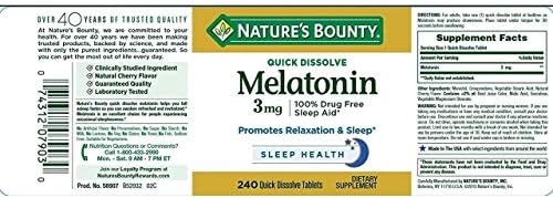 Cherry flavored sleep support tablets convenient daily use