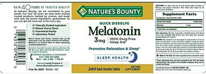 Cherry flavored sleep support tablets convenient daily use