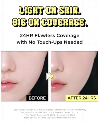 Swatches of CHASIN' RABBITS All About Glow Cover Cream in Beige showing blendable coverage