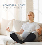 Four pairs of black bamboo rayon diabetic socks neatly folded for men and women.
