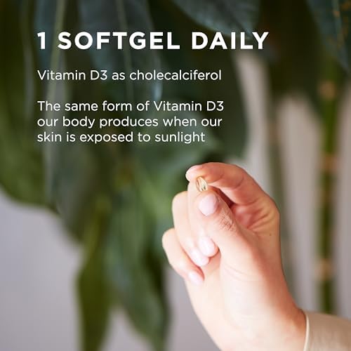 Solgar Vitamin D3 high potency oil-based softgels capsule close up