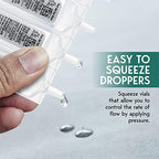 Close up of A-Med eye cleansing solution packaging showing OSHA and ANSI compliance marks