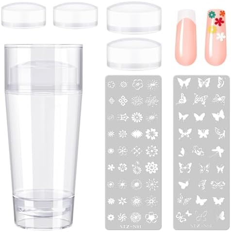 Subay French Nail Stamper Kit front view with components.