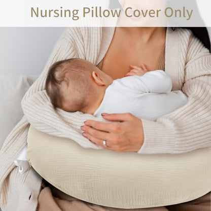 Swesen removable nursing pillow cover laid flat