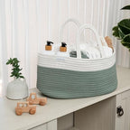 Top view of Comfy Cubs diaper organizer with baby essentials