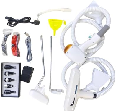 Rear view of the professional hair and pigment removal equipment highlighting the water inlet and cooling vents.