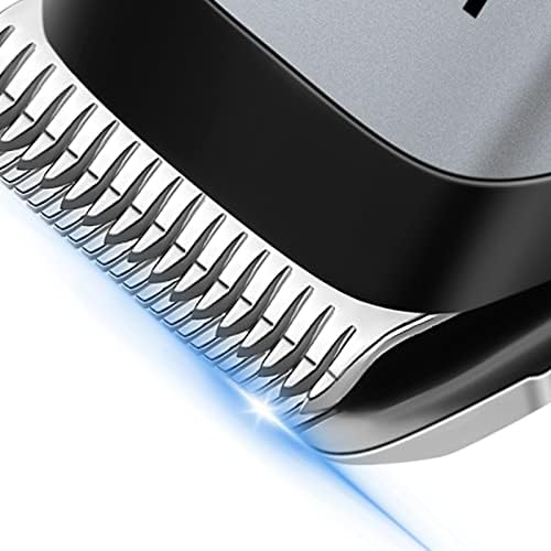 Kemei cordless personal hair clipper set with included styling shears and cutting guards