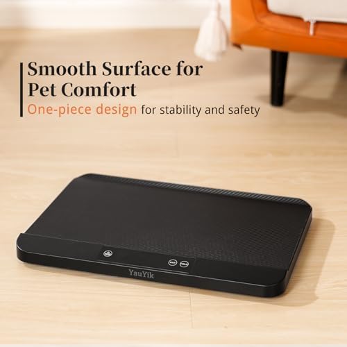YauYik multi unit baby and pet scale displaying weight in kilograms and pounds.